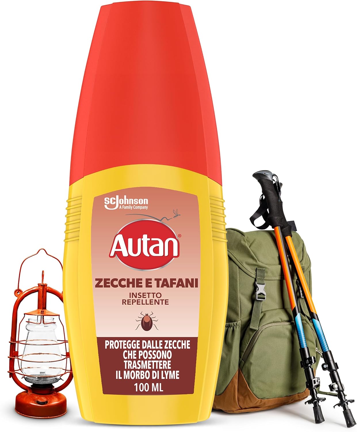 Autan Zecche e Tafani Vapo, Spray Antizecche e antizanzare Comuni, Tigre e Tropicali, Insetto Repellente, 1 Confezione da 100 ml