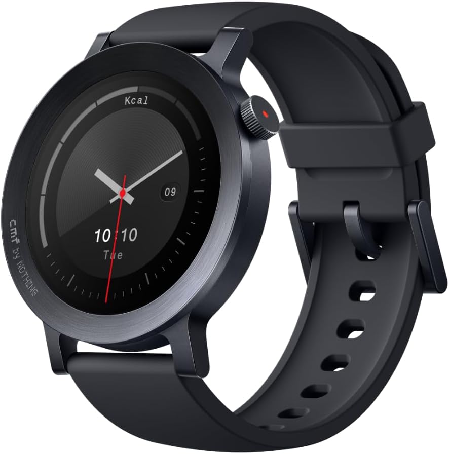 CMF Watch 3 Pro – Smartwatch con Display AMOLED da 1,43", 13 giorni di autonomia, Dual-band GPS integrato, chiamate Bluetooth e monitoraggio della frequenza cardiaca – Grigio scuro