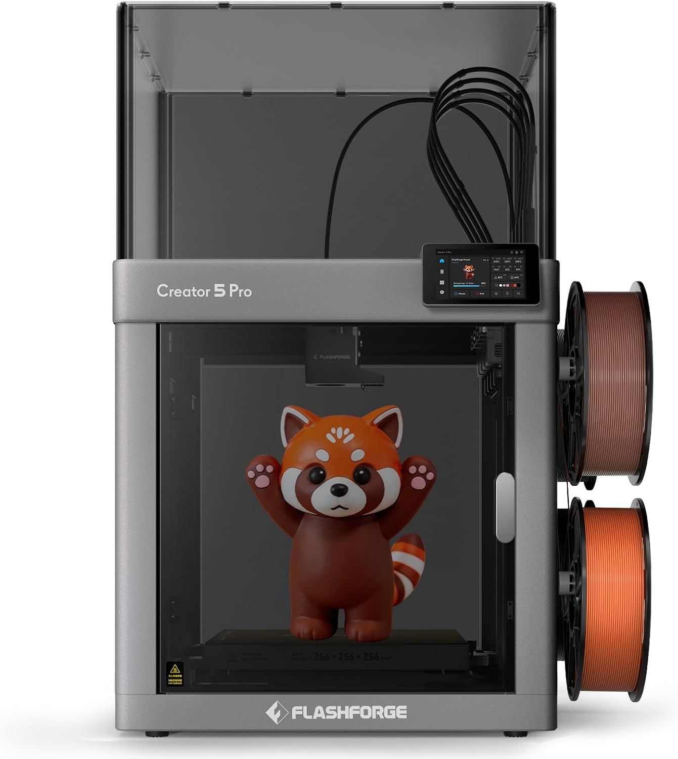 Flashforge Creator 5 Pro Stampante 3D, 4 Teste, Camera Riscaldata