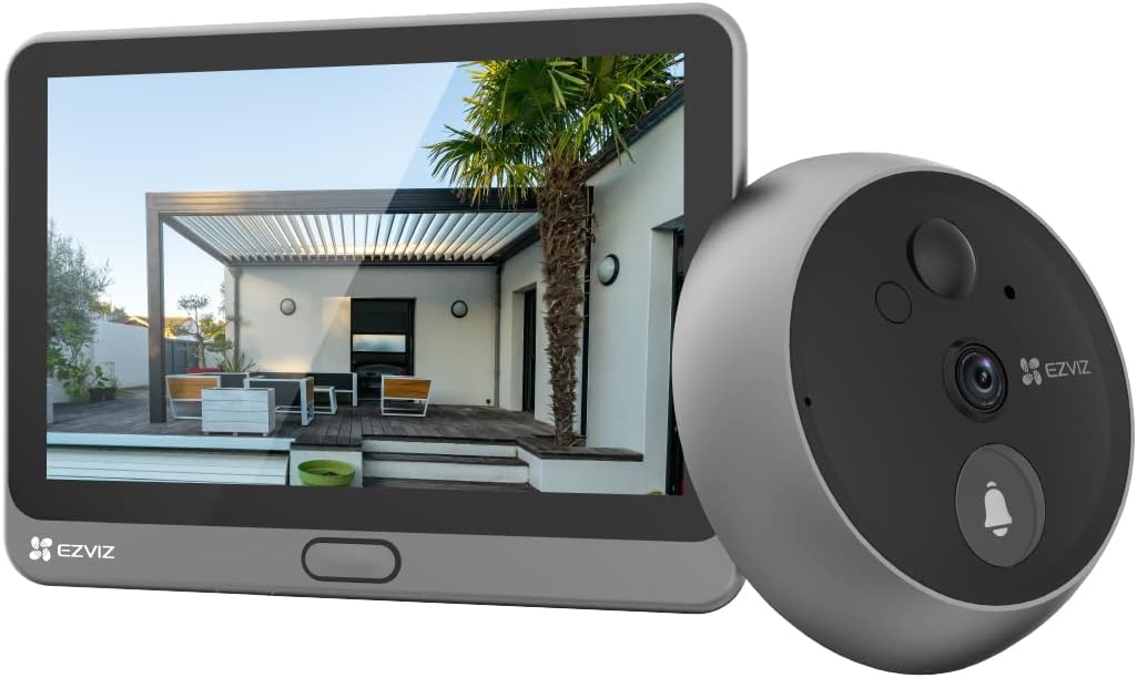 EZVIZ CP4 Spioncino Digitale WiFi 1080P con Schermo Touch 4,3"