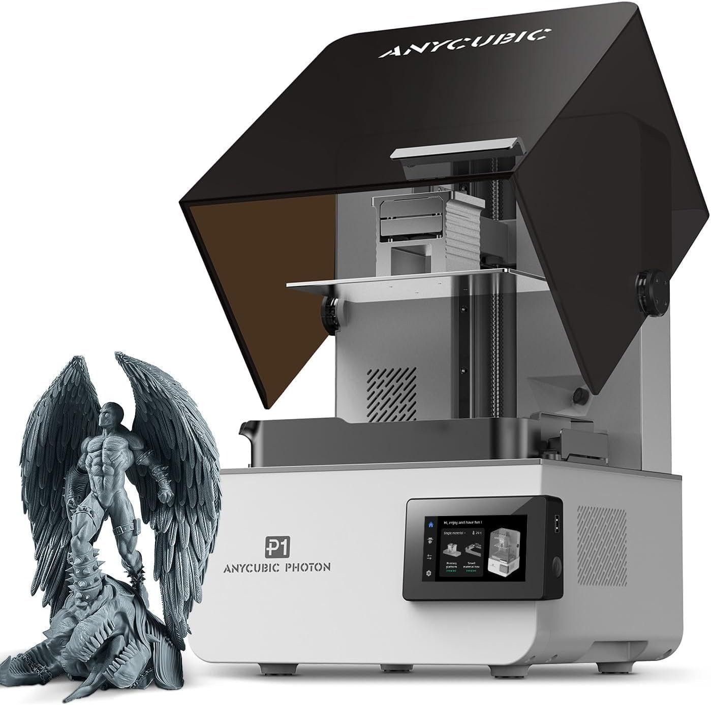 ANYCUBIC Photon P1 Stampante 3D Resina 14K, Grandi Dimensioni 223x126x230mm