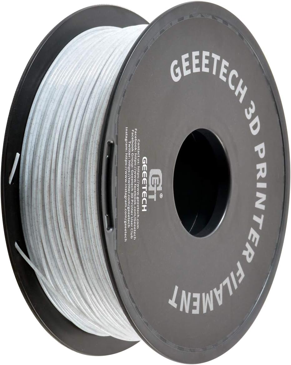 GEEETECH Filamento PLA 1,75 mm Marmo, 1 kg, PLA Marmo